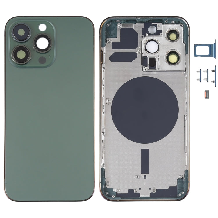 ฝาครอบด้านหลังพร้อมถาดซิมการ์ดและปุ่มด้านข้างและเลนส์กล้องสำหรับ iPhone 13 Pro, For iPhone 13 Pro(with SIM Card Tray), For iPhone 13 Pro (with SIM Card Tray), For iPhone 13 Pro