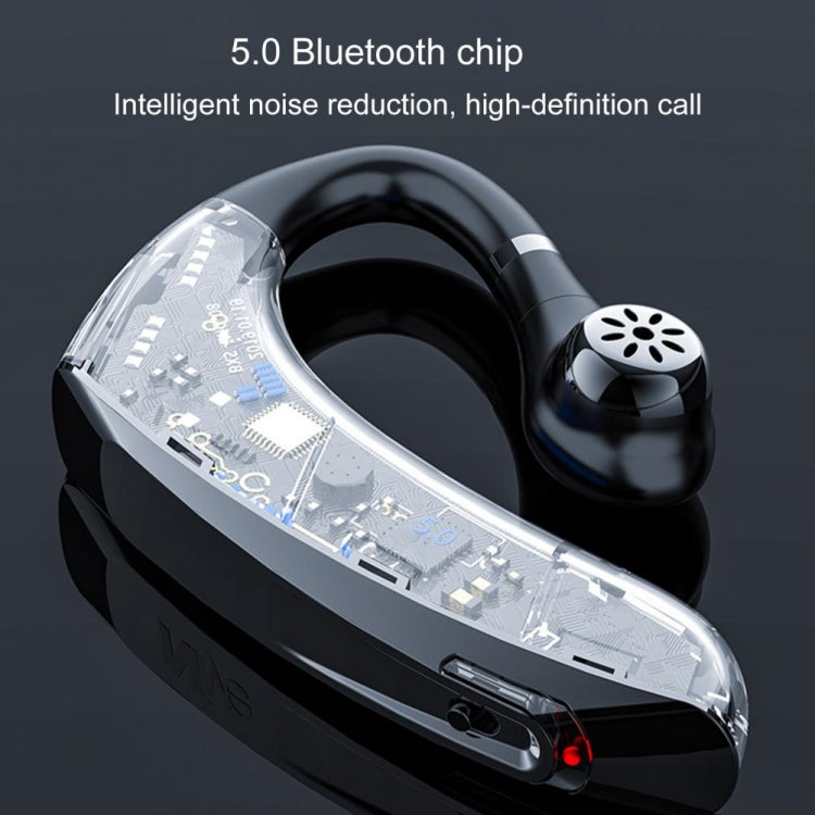 DS800 Bluetooth 5.0 Universal แขวนหูสไตล์ธุรกิจกีฬาหูฟังไร้สาย Bluetooth รุ่นอัพเกรด, Upgrade Version (Black), Upgrade Version (Red)