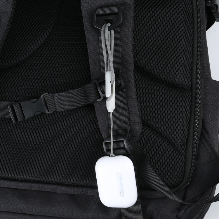 สำหรับ Apple AirPods Pro 2 หูฟังไร้สายบลูทูธ Anti-Lost เชือกเคสโทรศัพท์ Lanyard, High Imitation Grey