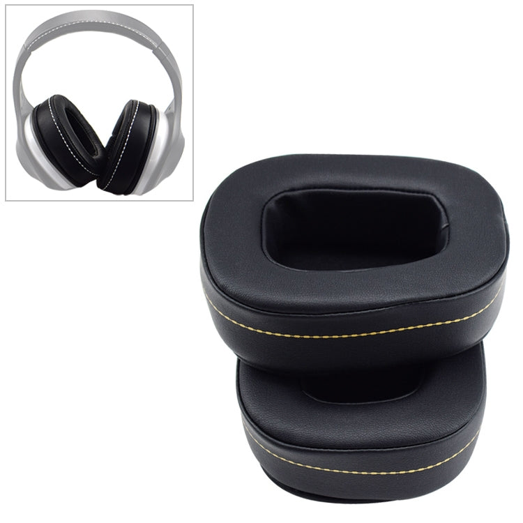 2 ชิ้นสำหรับ DENON AH-D600 / AH-D7100 ฟองน้ำนุ่มหูฟังฝาครอบป้องกันปิดหูกันหนาว, For DENON AH-D600(Black White), For DENON AH-D600(Black Brown)