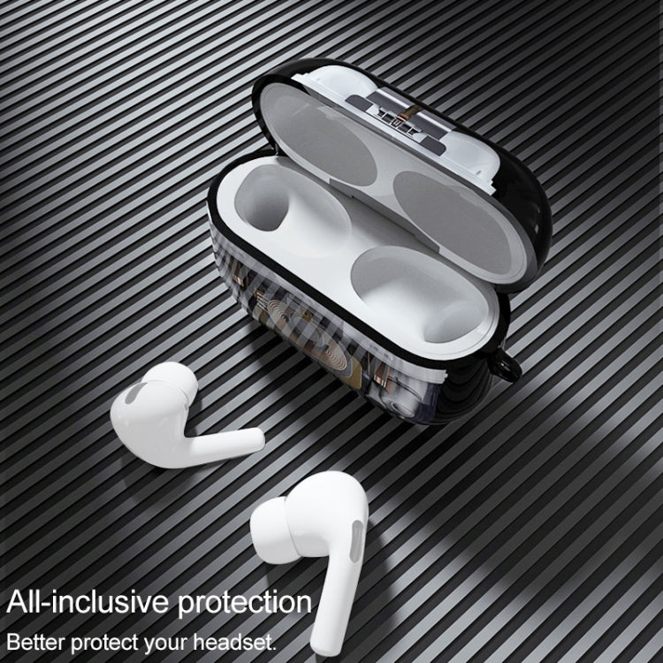 สำหรับ AirPods Pro โครงสร้างทางกล TPU หูฟังเคสป้องกัน, For AirPods Pro