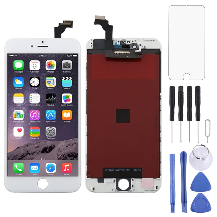 หน้าจอ LCD ดั้งเดิมและชุดประกอบ Digitizer สำหรับ iPhone 6 Plus, i6 Plus White, i6 Plus Black