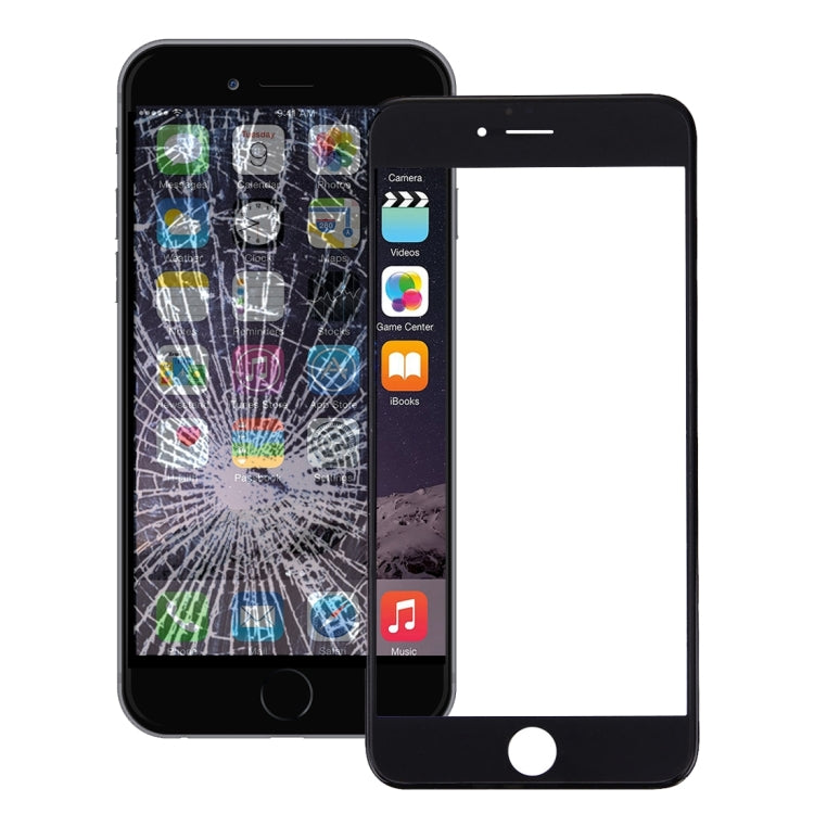 เลนส์กระจกด้านนอกหน้าจอด้านหน้าพร้อมกรอบหน้าจอ LCD ด้านหน้าและกาวใส OCA สำหรับ iPhone 6 Plus, For iPhone 6 Plus (Frame+OCA)
