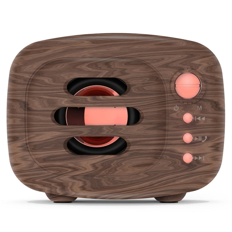 B11 Bluetooth 5.0 ลำโพง Bluetooth ไร้สายสไตล์ย้อนยุครองรับการโทรแบบแฮนด์ฟรีและการ์ด TF 32GB และแจ็คเสียง 3.5 มม.