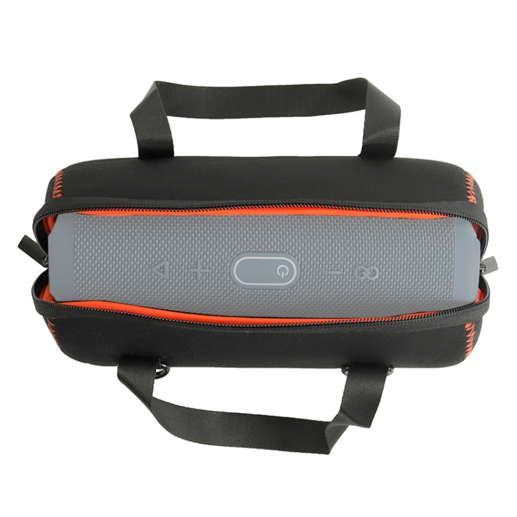 ฝาครอบป้องกันลำโพงพกพากลางแจ้ง EVA พร้อมสายสะพายและ carabiner สำหรับ JBL Charge 5