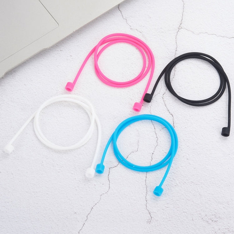 หูฟังไร้สายบลูทูธสายรัดป้องกันการสูญหายซิลิโคนหูฟัง unisex สายป้องกันการสูญหายสำหรับ Apple AirPods 1/2 ความยาวสายเคเบิล: 60 ซม.