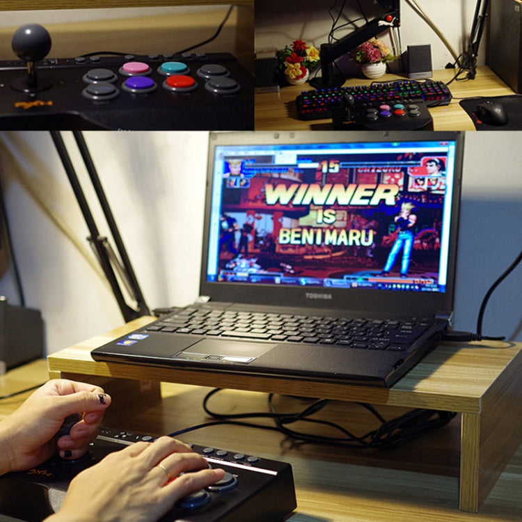 PXN PXN-0082 Gladiator Street Machine เกม Handle Rocker Controller สำหรับ Nintendo Switch / PC / ระบบ Android / PS3 / PS4 / XboxOne, PXN-0082