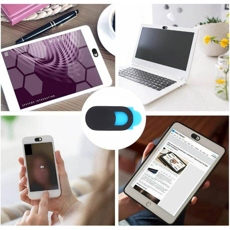 6 ชิ้น Universal Ultra-thin Design WebCam Cover ฝาครอบกล้องสำหรับเดสก์ท็อปแล็ปท็อปแท็บเล็ตโทรศัพท์