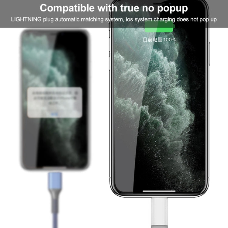 3A 3 in 1 USB เข้ากับ TypeC / 8 Pin / Micro USB สายชาร์จเร็ว, ความยาวสายเคเบิล: 1.2 ม., White