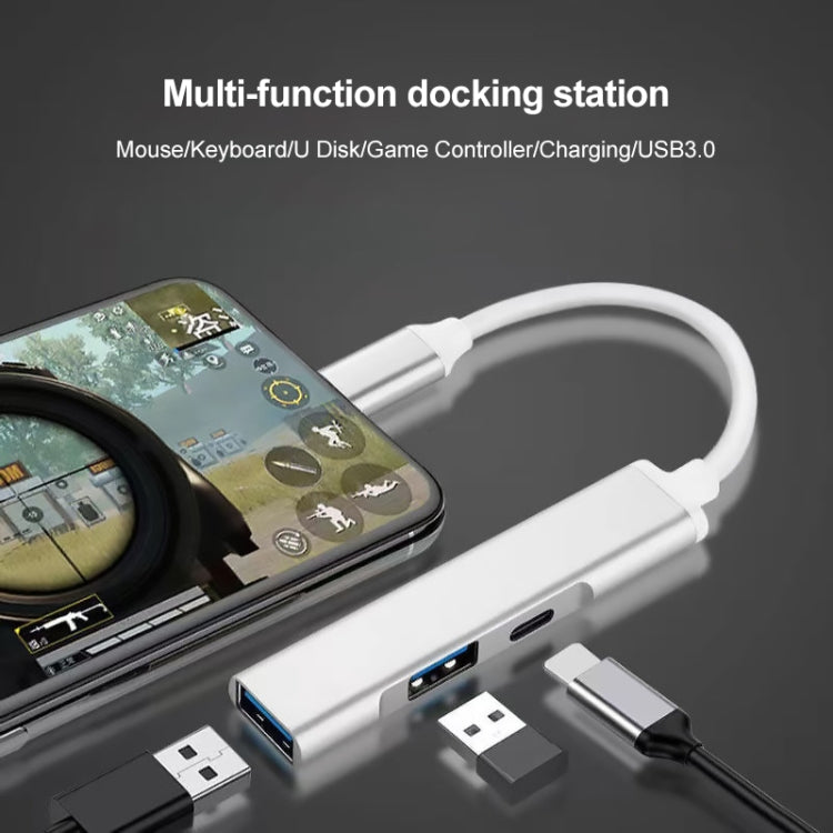 S-206 3 in 1 8 Pin Male ถึง 2 x USB 3.0 + 8 Pin Female Camera Reader Adapter, S-206