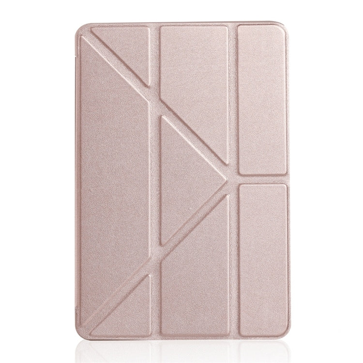 Millet Texture PU+ Silica Gel ซองหนังแบบเต็มสำหรับ iPad Mini 2019 พร้อมที่วางแบบพับได้หลายแบบ