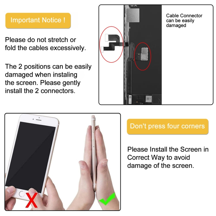 หน้าจอ LCD วัสดุ GX OLED และชุดประกอบ Digitizer สำหรับ iPhone X, For iPhone X