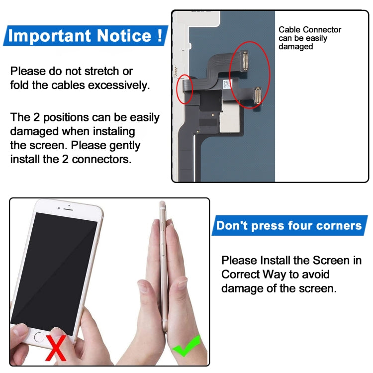 จอ LCD JK incell สำหรับ iPhone X, For iPhone X (JK incell)
