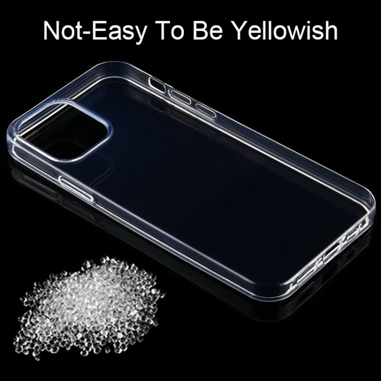 สำหรับ iPhone 12/12 Pro เคสป้องกัน TPU โปร่งใสบางเฉียบ 0.75 มม, For iPhone 12 / 12 Pro