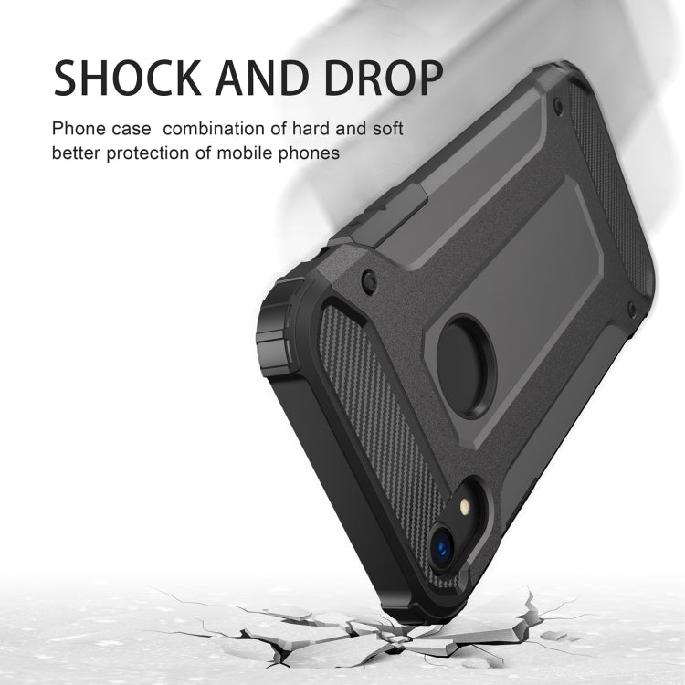 สำหรับ iPhone XR TPU + PC Armor รวมเคสฝาหลัง, For iPhone XR