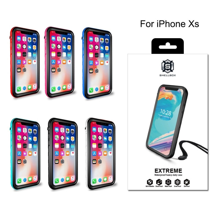 สำหรับ iPhone X / XS 2 ม. กันน้ำ Snowproof 2 ม. กันกระแทกกันฝุ่น PC + เคสซิลิโคน, For iPhone X / XS