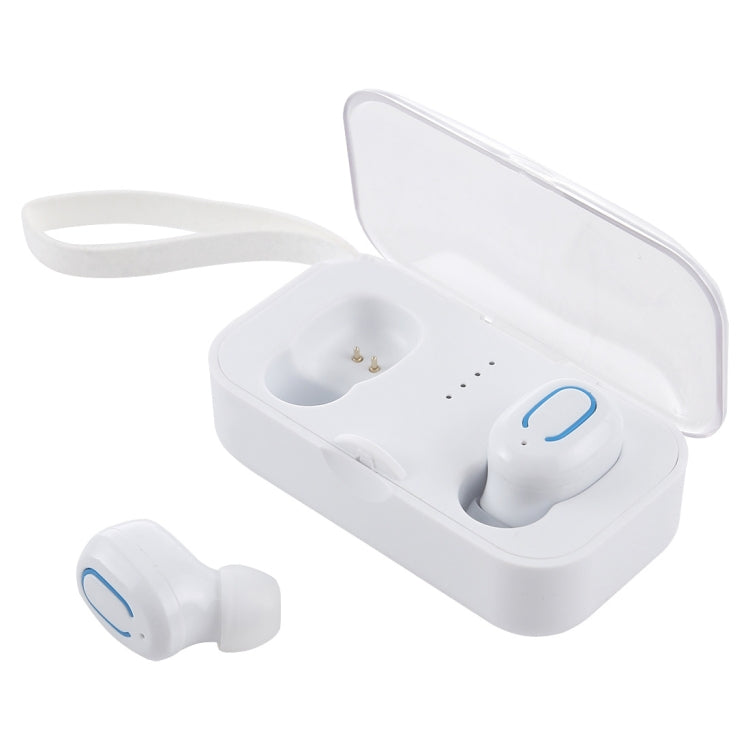 TI8S TWS หูฟังสเตอริโอไร้สาย Bluetooth 5.0 พราวพร้อมเคสชาร์จ