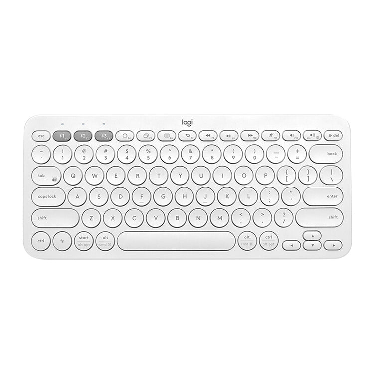 คีย์บอร์ด Bluetooth ไร้สายแบบพกพาหลายอุปกรณ์ Logitech K380, K380