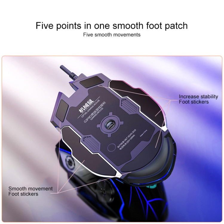 YINDIAO K002 USB แบบมีสายคีย์บอร์ด RGB Backlight + Optical Silent Mouse ชุด, RGB Backlight / Silent / Black, RGB Backlight / White