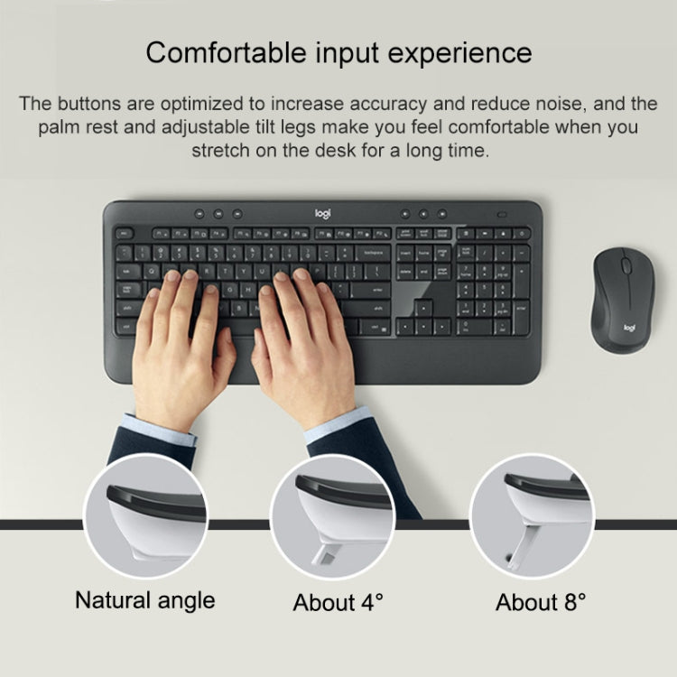 ชุดคีย์บอร์ดและเมาส์ไร้สาย Logitech MK540