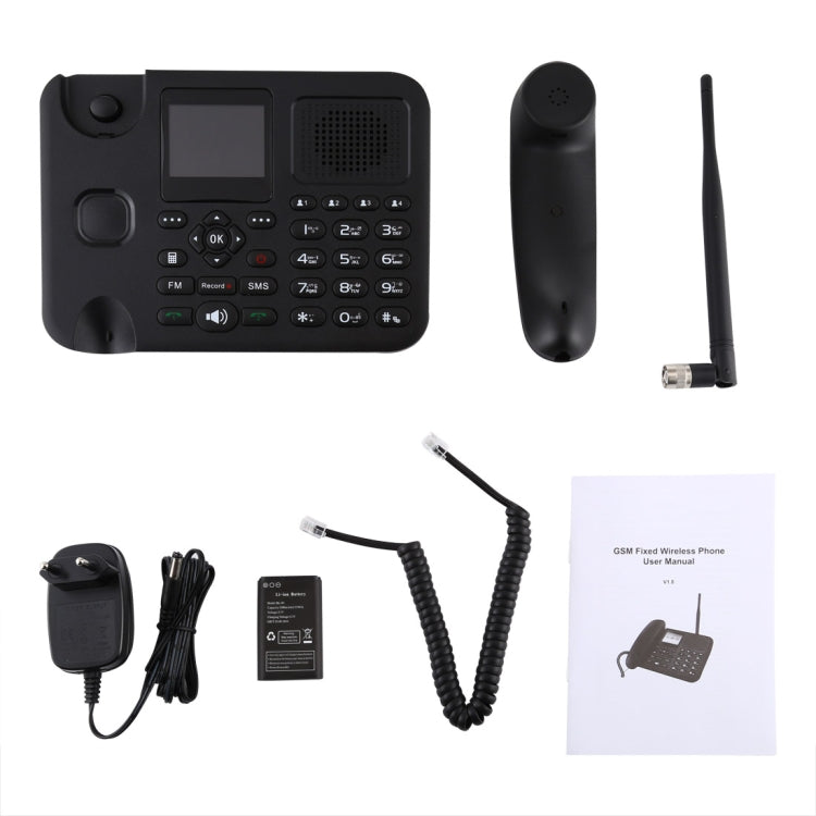 ZT9000 2.4 นิ้วหน้าจอ TFT โทรศัพท์ธุรกิจ GSM ไร้สายคงที่, Quad band: GSM 850/900/1800/1900Mhz