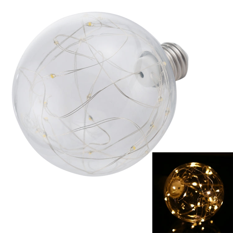 G95 E27 3W 80 LM เส้นใย Retro Fairy LED String Light Bulb, AC 220V