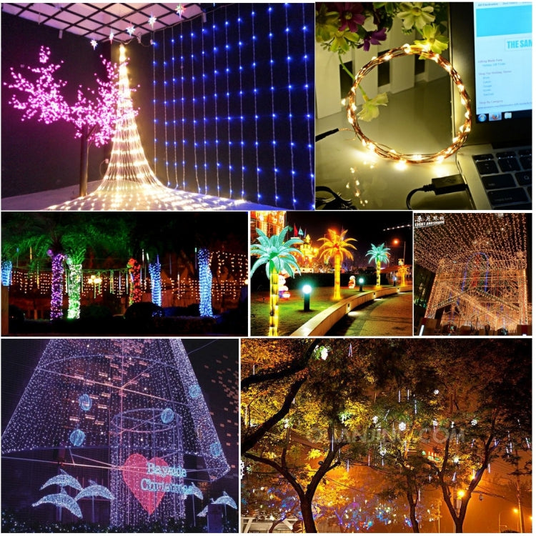 USB Powered SMD-0603 โคมไฟเทศกาล / แถบไฟตกแต่ง (แสงสีม่วง)