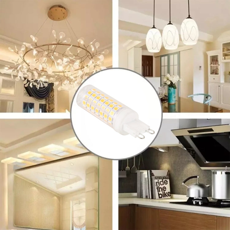 G9 88 LEDs SMD 2835 หลอดไฟ LED ข้าวโพดหรี่แสงได้, AC 220V, 88 LEDs