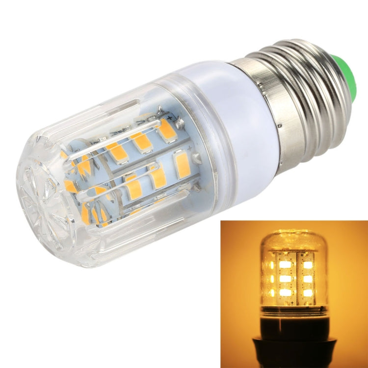 E27 27 LEDs 3W ไฟ LED ข้าวโพด SMD 5730 หลอดประหยัดไฟ DC 12V, E27 27 LEDs White Light 12V, E27 27 LEDs Warm White 12V