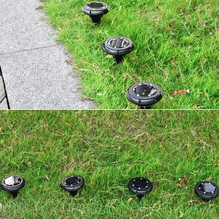ไฟ LED 10 ดวงสวนพลังงานแสงอาทิตย์กลางแจ้งกันน้ำฝังแสง, 10 LED