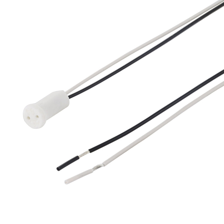 10 ชิ้น G4 LED หัวคริสตัลหลอดไฟฮาโลเจนที่ใส่ซ็อกเก็ตหลอด, ความยาวสายเคเบิล: 20 ซม, G4