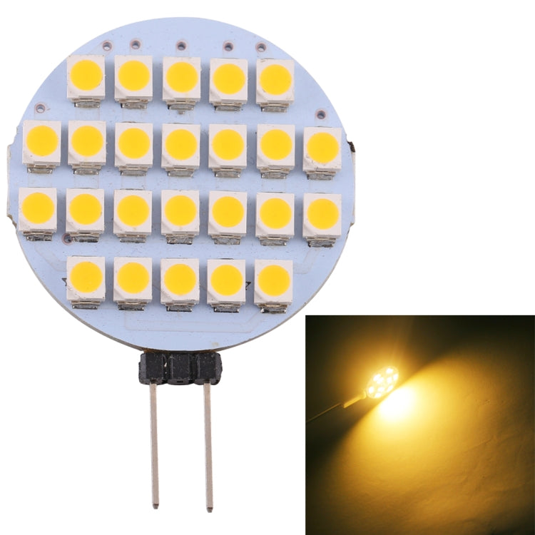 G4 24 LEDs SMD 3528 168LM 2800-3200K Stepless Dimming ประหยัดพลังงาน Light Pin ฐานหลอดไฟ, DC 12V, G4 24 LEDs SMD 3528 168LM