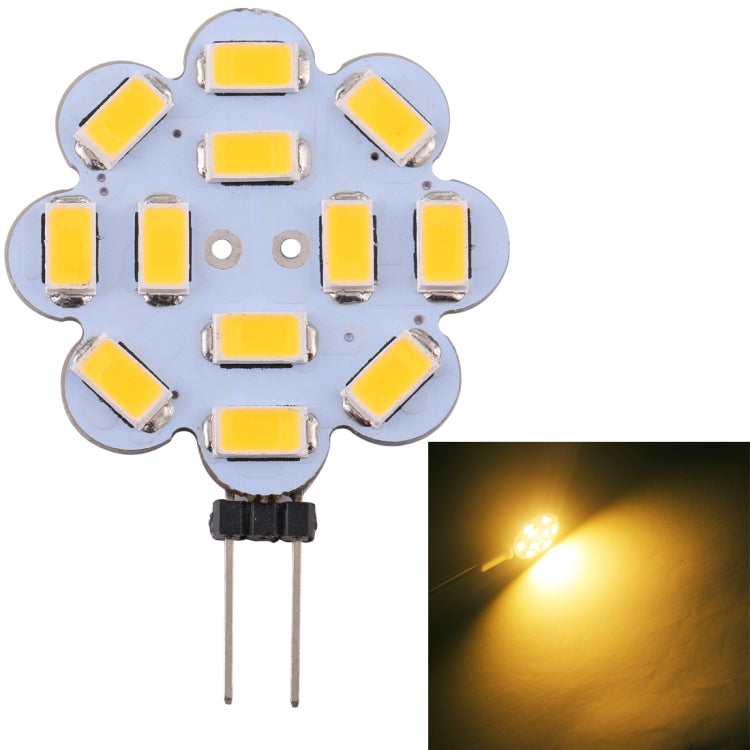G4 12 LEDs SMD 5730 240LM 2800-3200K พลัมดอกไม้รูปร่าง Stepless Dimming ประหยัดพลังงาน Pin ฐานโคมไฟหลอดไฟ, DC 12V, G4 12LEDs SMD 5730 240LM, G4 12 LEDs SMD 5730 240LM