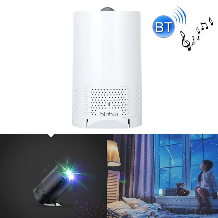 Blinblin Major 1 6W ชาร์จ USB แบบพกพา RGB เลเซอร์โปรเจคเตอร์ลำโพงเสียงสเตอริโอ Bluetooth