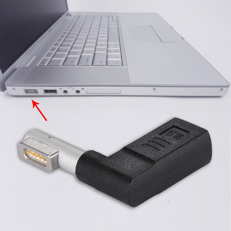 อะแดปเตอร์ชาร์จตัวผู้ USB-C / Type-C ถึง 5 พิน MagSafe 1 (รูปตัว L), Type-C to MagSafe 1
