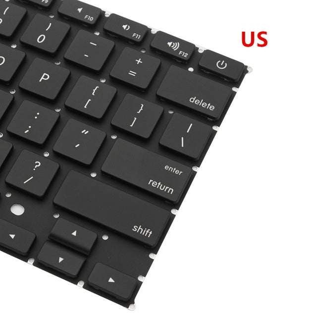 คีย์บอร์ดเวอร์ชั่นอเมริกาสำหรับ Macbook Retina Pro 15 นิ้ว A1398 2013 2014 2015, A1398 (2013-2015)