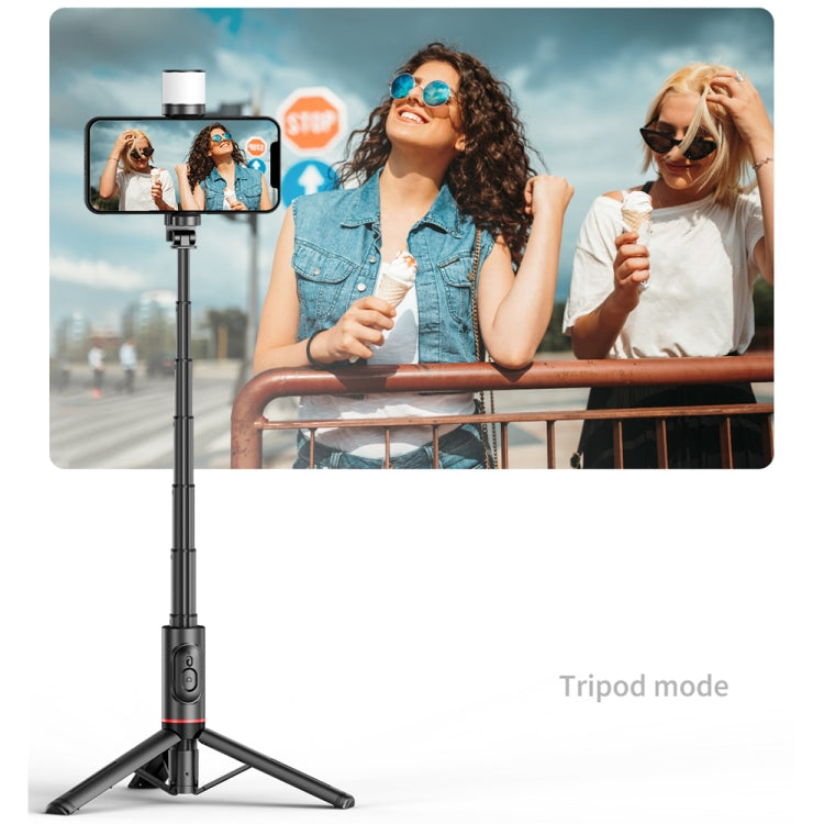 Q12s บลูทูธรีโมทคอนโทรล Rotatable Fill Light ขาตั้งกล้อง Selfie Stick, Q12s