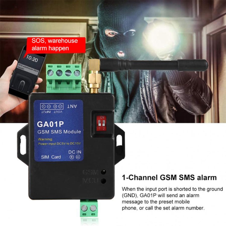 GA01P มินิสมาร์ทปิด GSM SMS โทรศัพท์โมดูลปลุก, GA01P