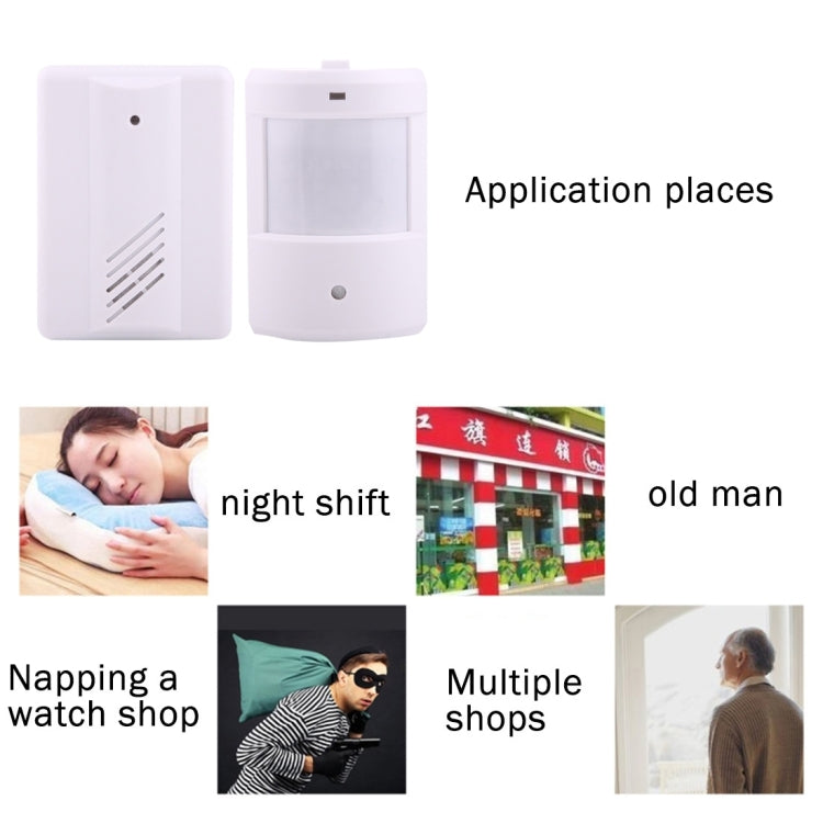 YF-0155 Good Safe Wireless Electro Guard นาฬิกา ชุดระบบนักสืบระยะไกลสำหรับโฮมออฟฟิศ, ตัวรับสัญญาณ 1 ตัว + เครื่องตรวจจับ 1 ตัว, YF-0155