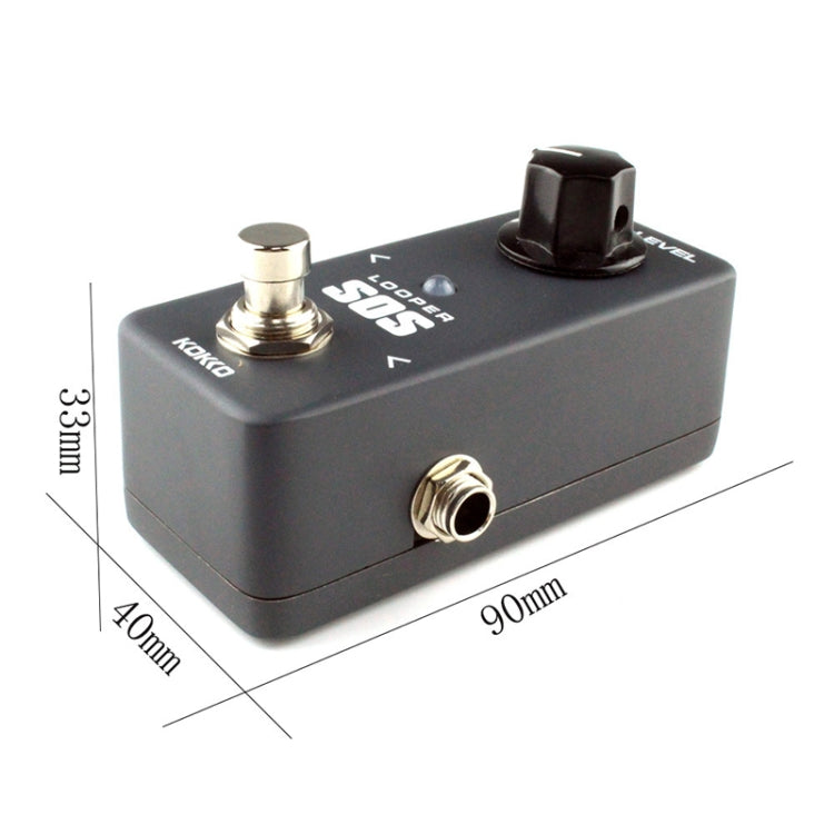 KOKKO FLP2 Mini SOS Looper กีตาร์ LOOP การบันทึก Monoblock Effects Pedal, FLP2