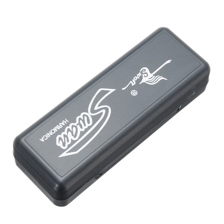 Swan SW1020-7 10 หลุม Diatonic Blues Harp Harmonica นักเรียนผู้ใหญ่เด็กนักเรียนเริ่มต้น Instruments, SW1020-7 10 Holes Polyphonic Harmonica