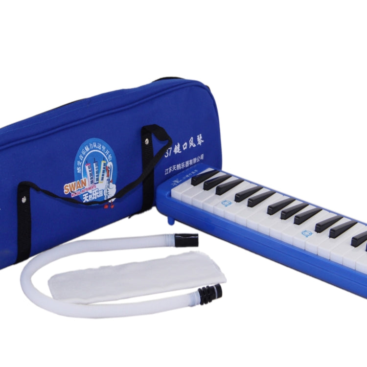 Swan SW37J 37 คีย์หีบเพลง Melodica เปียโนช่องปากเด็กนักเรียนเริ่มต้นเครื่องดนตรี, SW37J 37-Keys Polyphonic Harmonica