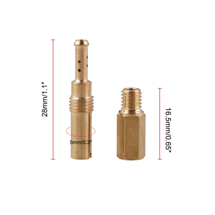 MB-FP002 20 ชิ้นรถจักรยานยนต์ดัดแปลงชุดหัวฉีดคาร์บูเรเตอร์สากล, MB-FP002