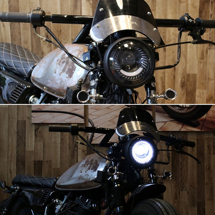 รถจักรยานยนต์ 5.75 นิ้วไฟหน้าโคมไฟย้อนยุคไฟ LED DC12V / 40W/ 6000K / 2800LM, Retro Lamp LED Light