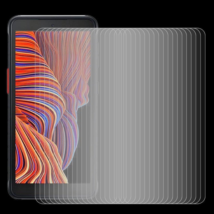 สำหรับ Samsung Galaxy Xcover 5 50 ชิ้น 0.26mm 9H ความแข็งพื้นผิว 2.5D กระจกนิรภัยป้องกันการระเบิดไม่เต็มหน้าจอฟิล์ม, For Samsung Galaxy Xcover 5 (50 PCS)