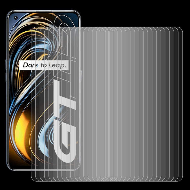 สำหรับ OPPO Realme GT 5G / Realme GT Master 50 ชิ้น 2.5D ฟิล์มกระจกนิรภัยไม่เต็มหน้าจอ, For OPPO Realme GT 5G / Realme GT Master (50 PCS)