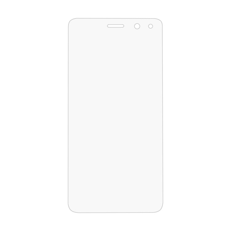 100 ชิ้นสำหรับ Huawei Y6 (2017) 0.26mm 9H ความแข็งพื้นผิว 2.5D กระจกนิรภัยป้องกันการระเบิดไม่เต็มหน้าจอฟิล์ม, For Y6 (2017)