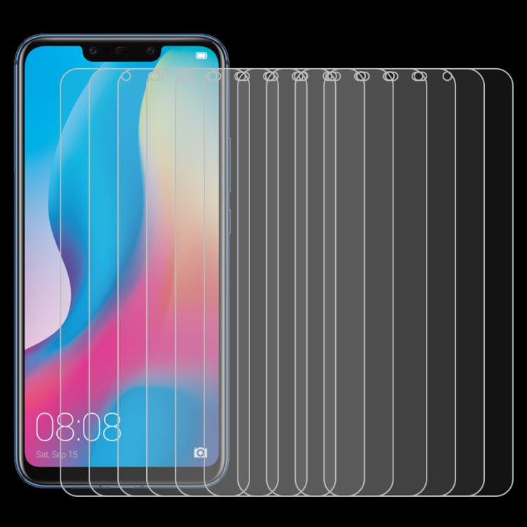 50 ชิ้น 0.26mm 9H 2.5D ฟิล์มกระจกนิรภัยสำหรับ Huawei Mate 20 lite ไม่มีแพ็คเกจขายปลีก, For Mate 20 lite