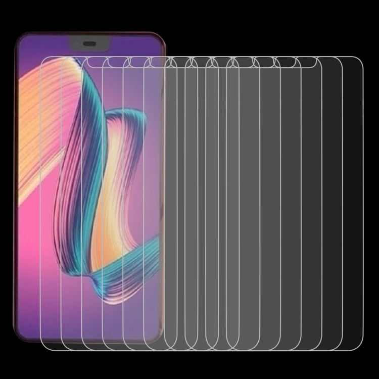 50 ชิ้น 0.26 มิลลิเมตร 9H 2.5D ฟิล์มกระจกนิรภัยสำหรับ Huawei Honor 9X / 9X Pro ไม่มีแพ็คเกจขายปลีก, For Honor 9X