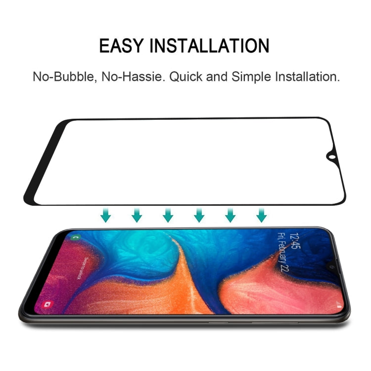 25 ชิ้นกาวเต็มคลุมทั้งหมดปกป้องหน้าจอฟิล์มกระจกนิรภัยสำหรับ Galaxy A5 (2018) และ A8 (2018), For Galaxy A5 (2018) & A8 (2018)
